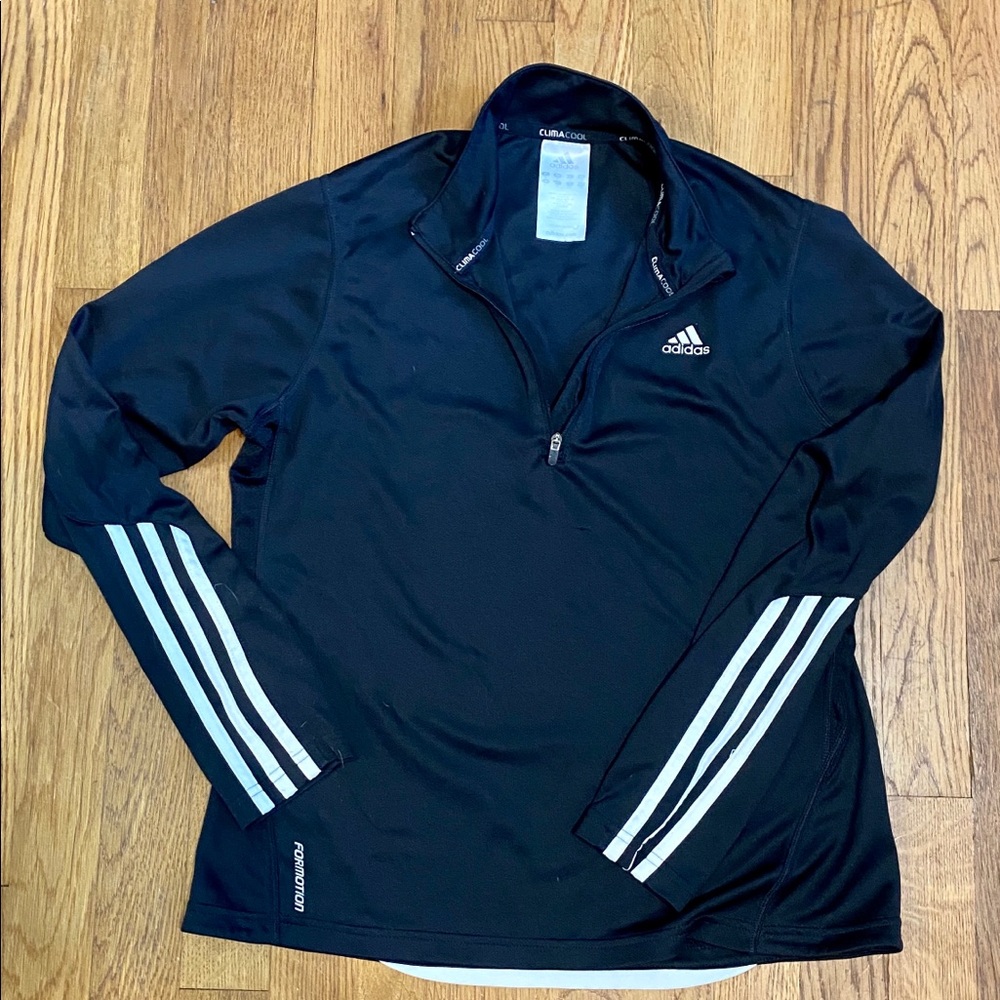 Adidas 3/4 zip pullover. 1 slight snag